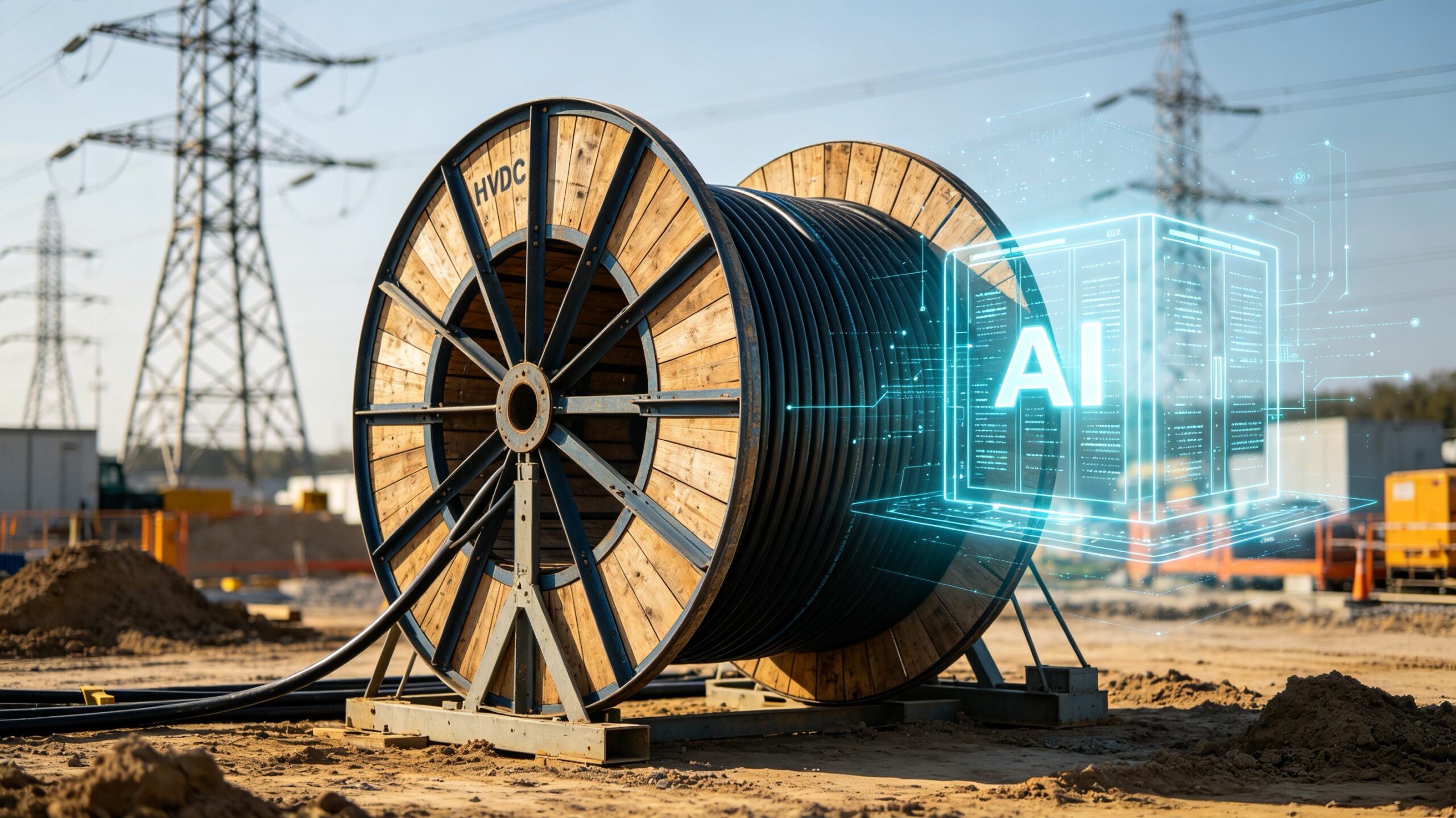 Кабели HVDC высоковольтной постоянной тока для центров обработки данных ИИ и передачи возобновляемой энергии
